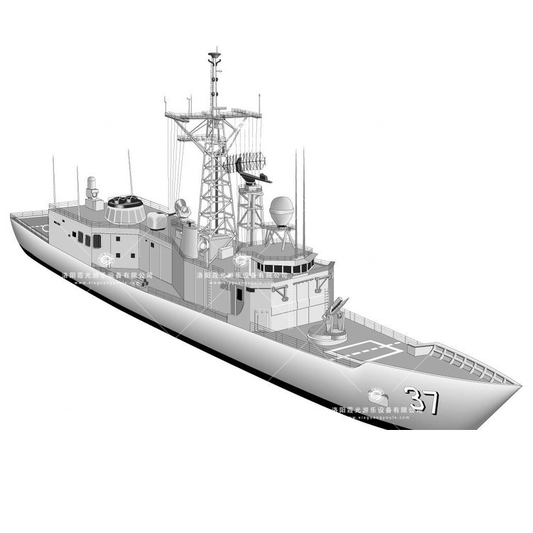 天水充气侦查船模型